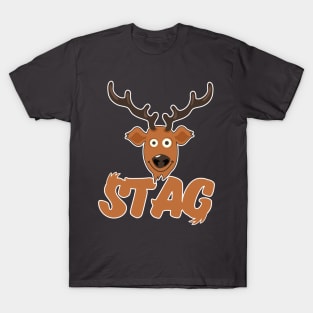 Cartoon Stag T-Shirt